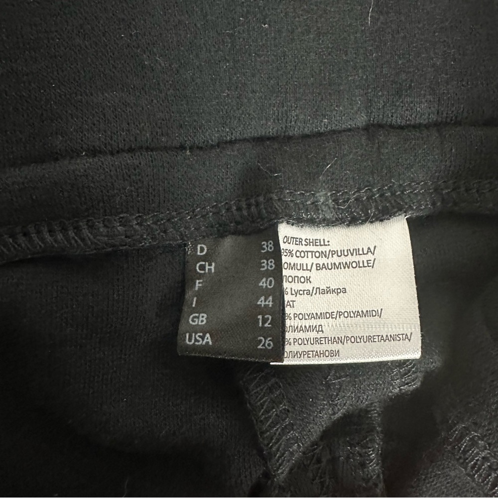 Black Knitted High Waist Breeches - Picture 3 of 5